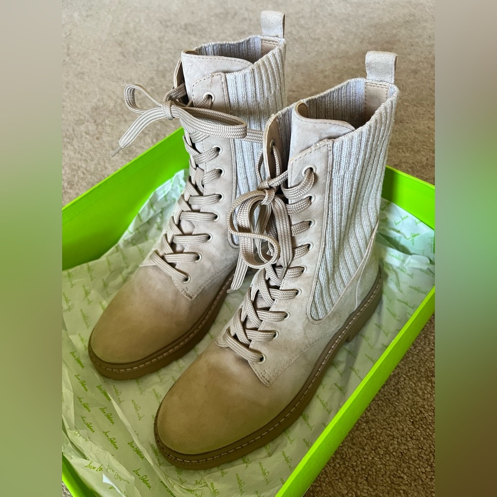 Sam Edelman Lydell Lace Up Combat Boots Sz 7M